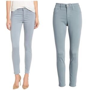 AG Adriano Goldschmied NWT The Legging Ankle Super Stretch Sateen Blue Size 24